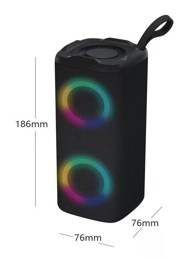Bluetooth Speaker Portable Wireless Bluetooth Speaker IPX5 Waterproof Bluetooth Speake Subwoofer HD Sound Wireless Speakers With LED Light for Home Parties and Outdoor Picnics - Image 2