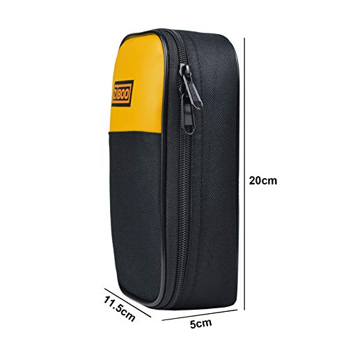 ZIBOO C35 Multimeter Meter Soft Case,Use for Clamp Meter Multimeter Compatible with FLUKE-HIOKI-Testo Sanwa-KYORITSU - Image 2