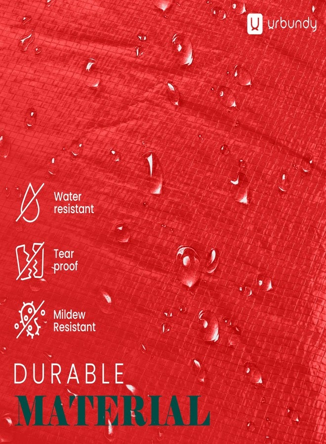URBUNDY Heavy Duty Christmas Tree Storage Bag 9 Ft - Christmas Tree Bag Red - Tree Bags For Storage - Xmas Tree Storage Bag Holds 9 Ft Christmas Tree Bag For All Year Round Christmas Storage - Image 3