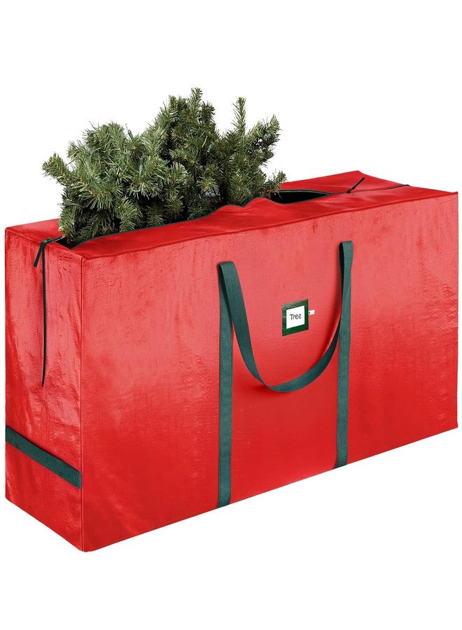 URBUNDY Heavy Duty Christmas Tree Storage Bag 9 Ft - Christmas Tree Bag Red - Tree Bags For Storage - Xmas Tree Storage Bag Holds 9 Ft Christmas Tree Bag For All Year Round Christmas Storage - Image 1