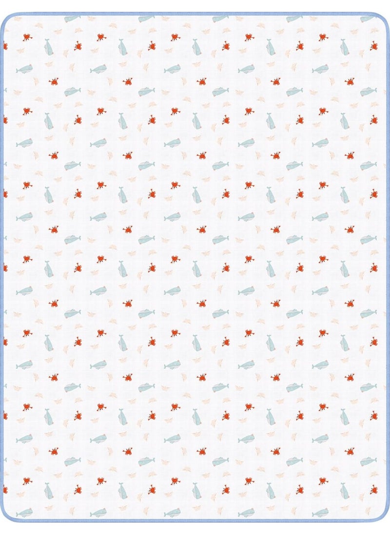 Casadora Baby Boubou 100% Cotton Double-Sided Biased Muslin Blanket  - Image 2