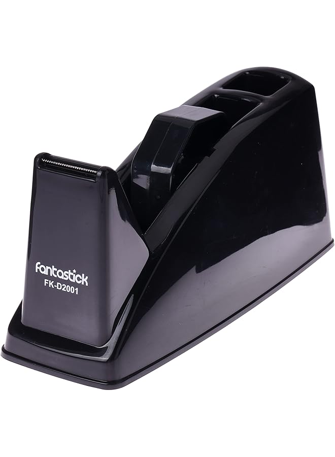 Fantastick Tape Dispenser With 1 Inch And 3 Inch Dual Core Large Black - Image 1