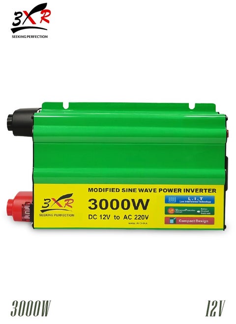 3XR 3000W Modified Sine Wave Power Inverter: Reliable DC to AC Converter for Vehicle and Home Use
