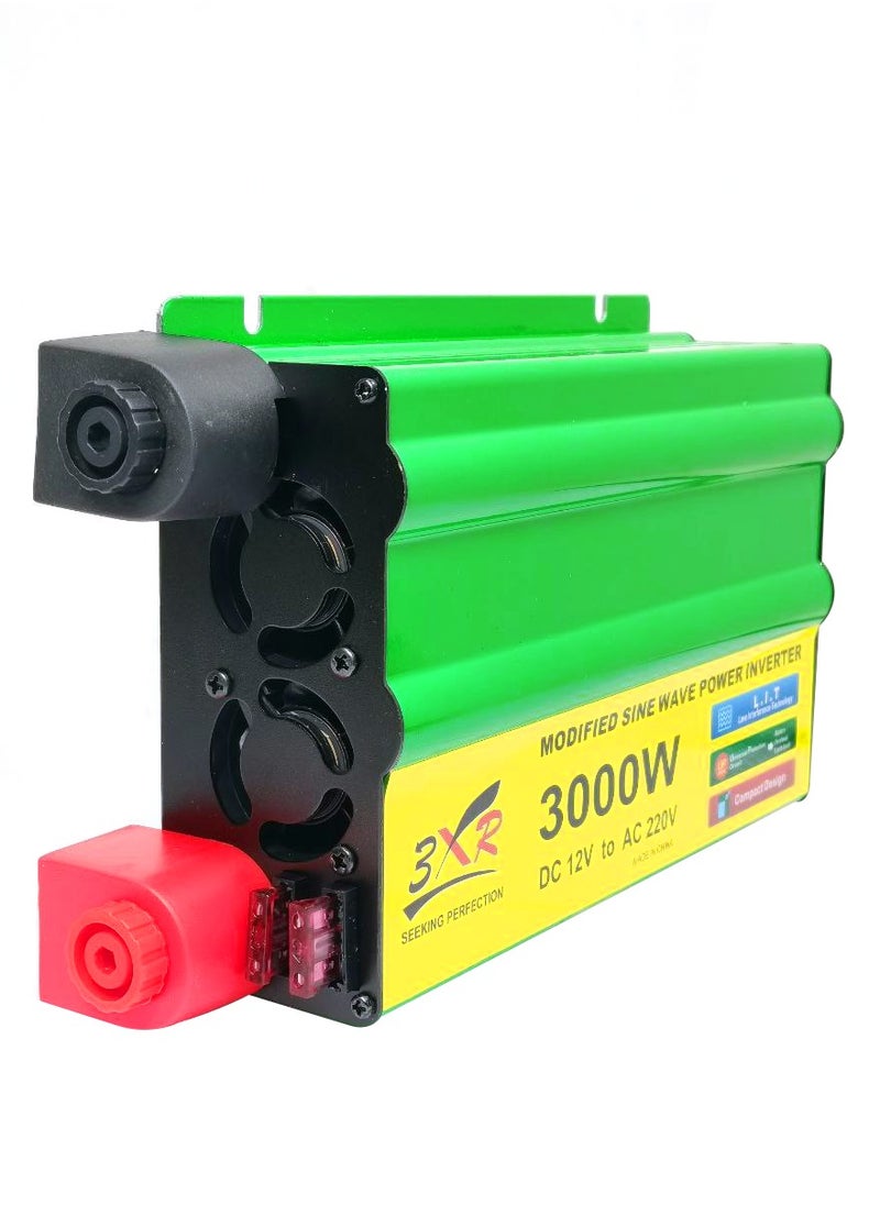 3XR - 3XR 3000W Modified Sine Wave Power Inverter: Reliable DC to AC Converter for Vehicle and Home Use - Image 1