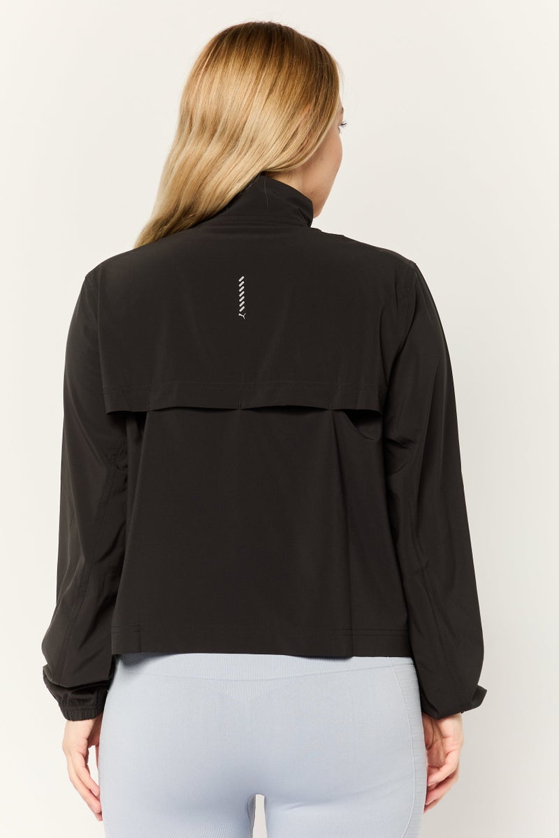 PUMA Women Sportswear Fit Long Sleeve Outdoor Sweatshirt, Black  - Image 4