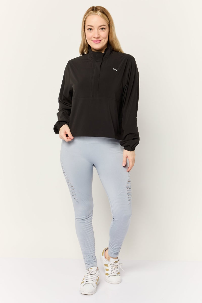 PUMA Women Sportswear Fit Long Sleeve Outdoor Sweatshirt, Black  - Image 3