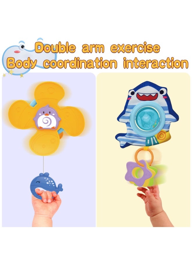 LEFAFA Car Seat Toys, Baby Stroller Arch Toy, Adjustable Arch Stroller Toy with Hanging Sensory Activity toys, fits on Baby Bouncer, Bassinet, Stroller, Crib and Car Seats for baby infant Boy Girl 0-18 Month - Image 5