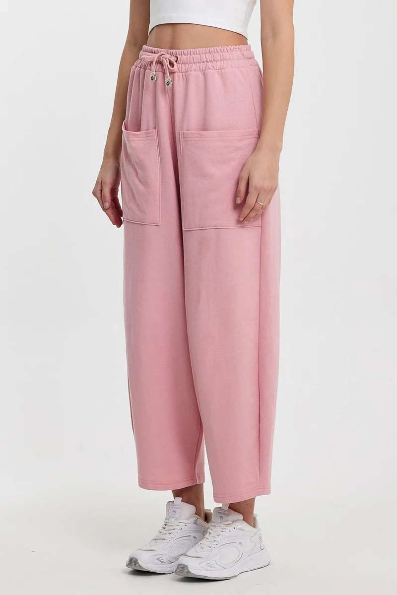 Alexander Gardi Alexandergardi Elastic Waist Pocket Detailed Palazzo TROUSERS (B24-002702)