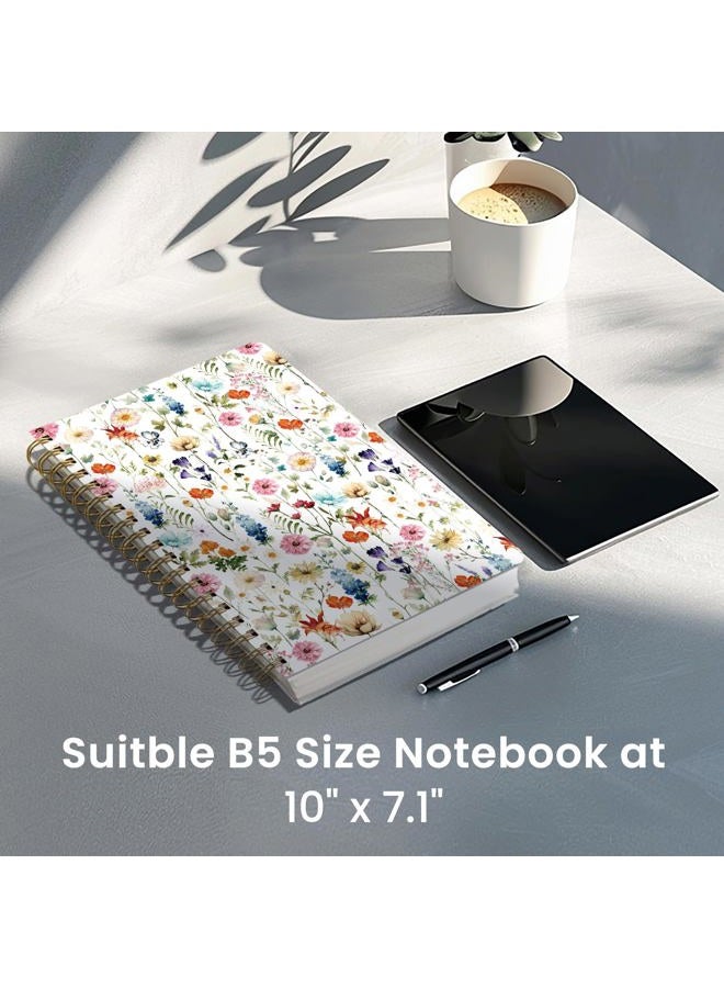Taja Lined Spiral Notebook Journal for Work, 300 Pages Thick B5 (7.1"x10") College Ruled Journal for Women & Writing, Hardcover Notebook for Note Taking, Perfect for Office Home School, Magical Forest - Image 5