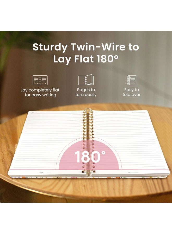 Taja Lined Spiral Notebook Journal for Work, 300 Pages Thick B5 (7.1"x10") College Ruled Journal for Women & Writing, Hardcover Notebook for Note Taking, Perfect for Office Home School, Magical Forest - Image 4