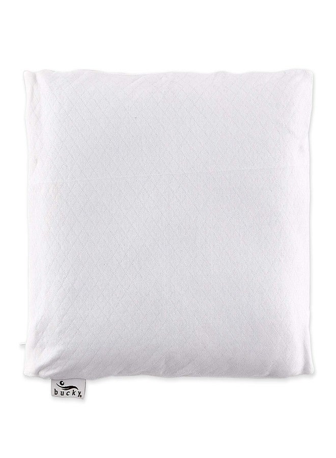 Bucky Natural Bedding Collection, Buckwheat/Millet Filled Duo Pillow, 14x11", White