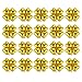 NUOBESTY 50Pcs St Patricks Day Shamrock Clover Balloon Shamrock Foil Aluminum Balloons 4 Leaf Clover Balloons for Birthday Wedding Party Decors Photo Props Golden - Image 2