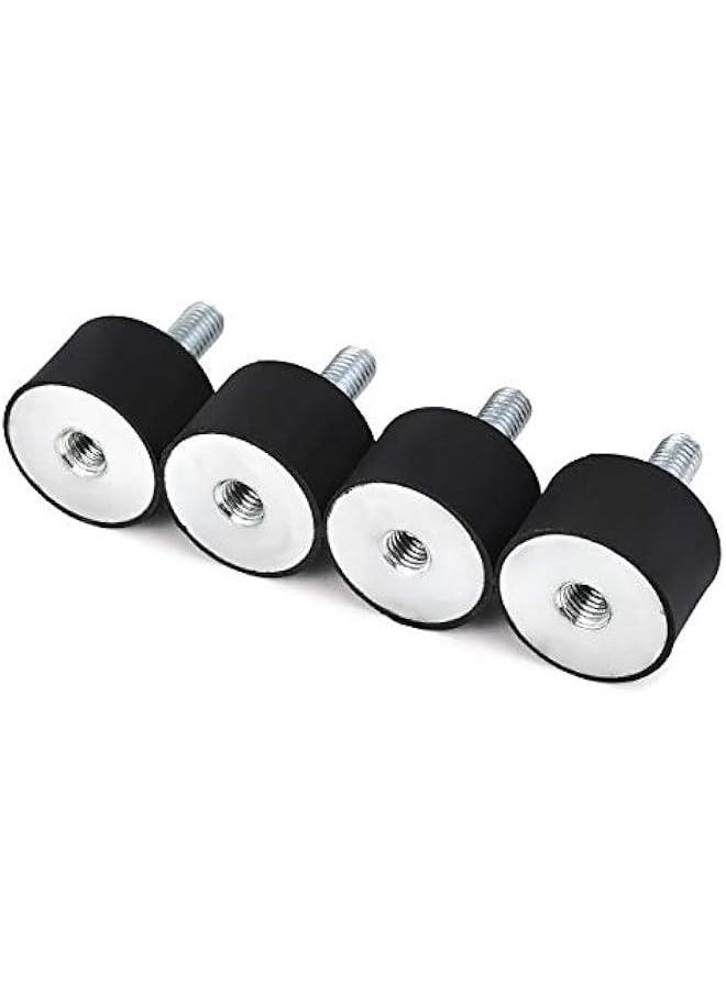 Generic Rubber Shock Absorber Set of 4 Rubber Isolator Mounts M8 Anti Vibration Silentblock for Car Boat  - Image 1