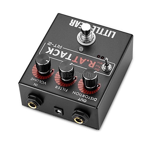 Nobsound Little Bear 3 RAT Tack Guitar Bass Distortion Effector effect Stomp Box Fuzz Pedal LED - Image 3