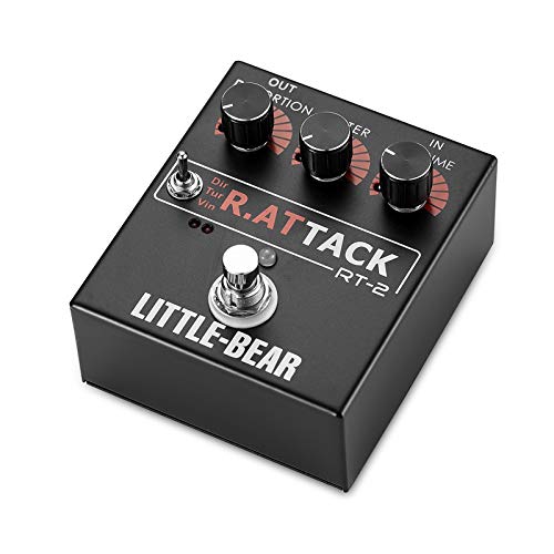 Nobsound Little Bear 3 RAT Tack Guitar Bass Distortion Effector effect Stomp Box Fuzz Pedal LED - Image 1