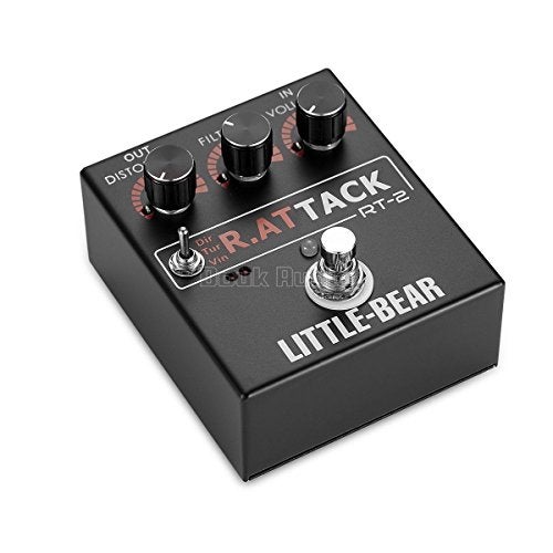 Nobsound Little Bear 3 RAT Tack Guitar Bass Distortion Effector effect Stomp Box Fuzz Pedal LED - Image 2