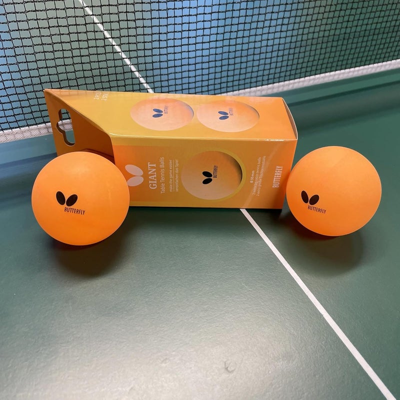 Butterfly Giant Table Tennis Ball – Extra-Large Coloured Ping Pong Ball for Easy Play, High Visibility & Fun for All Ages - Image 3