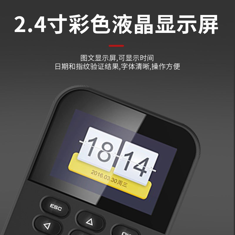 Haikang 2.4-Inch Color Lcd Screen Fingerprint Unlocking Can Support Remote Unlocking Attendance Access Control All-In-One Machine - Image 3