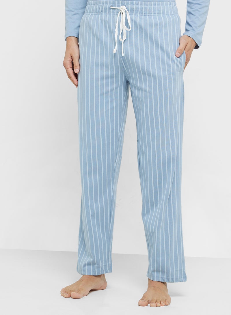 Robert Wood Essential Long Sleeve T-Shirt And Pyjamas Set - Image 4