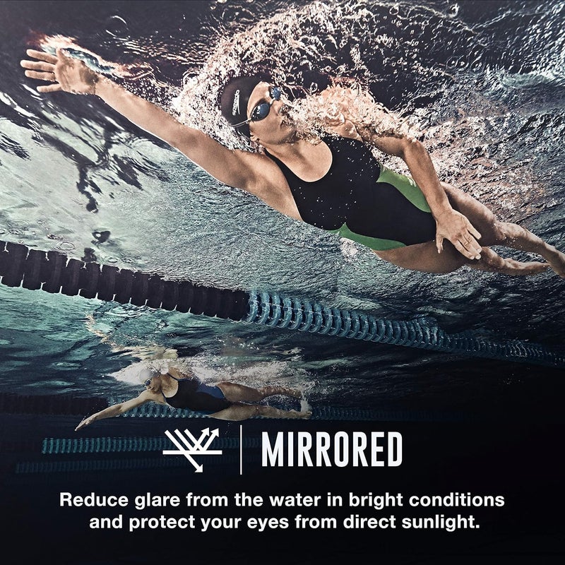 speedo Speedo Womens Swim Goggles Mirrored Vanquisher 20 - Image 3
