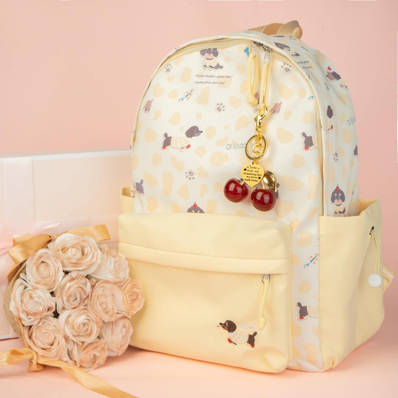 Poitvd Cherry Keychains Bag Charms Purse for Sister from Sister Brother, Car Key Chains Women Cute Gifts for Birthday Mothers Christmas Valentine Bag Purse Accessory - Image 5