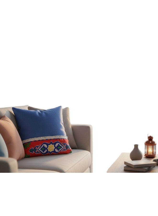 Pillowcase Dak in Khayami 45 * 45 - Blue - Image 3