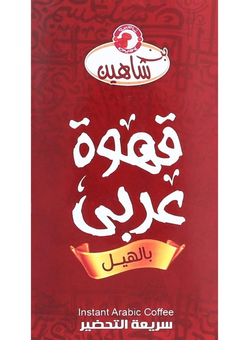 قهوة عربي من شاهين كافيه مسحوق في علبة، قهوة فورية بتحميص شديد