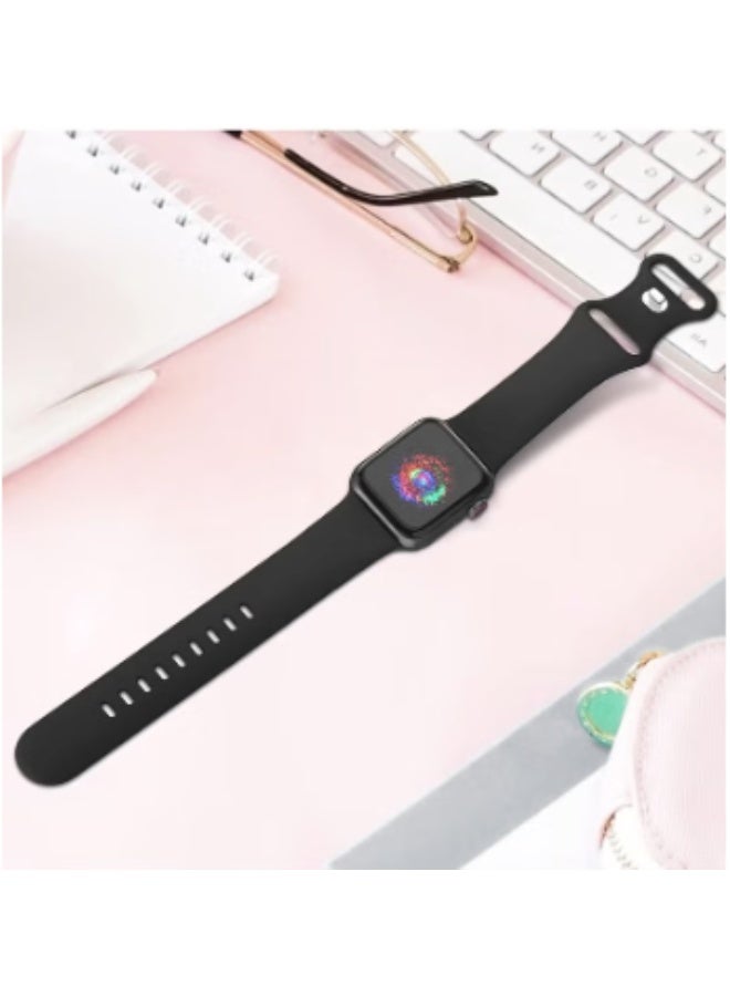 [Yellow Friday Exclusive] Soft Waterproof Silicone Sport Apple Watch Band with Magnetic Buckle Compatible for 42/44/45/49mm for S8/S9 and 46mm for S10 - Image 2