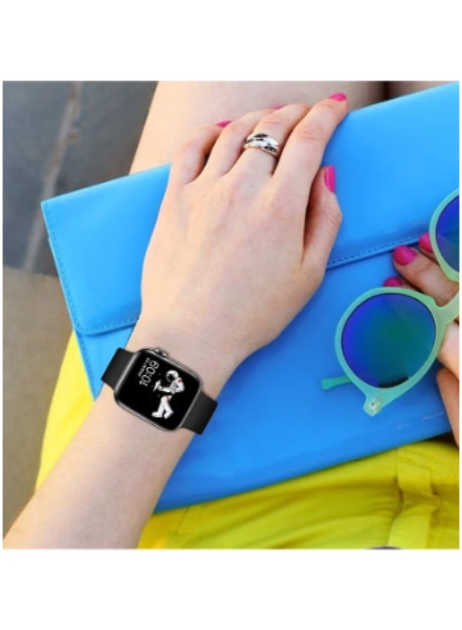 [Yellow Friday Exclusive] Soft Waterproof Silicone Sport Apple Watch Band with Magnetic Buckle Compatible for 42/44/45/49mm for S8/S9 and 46mm for S10 - Image 3