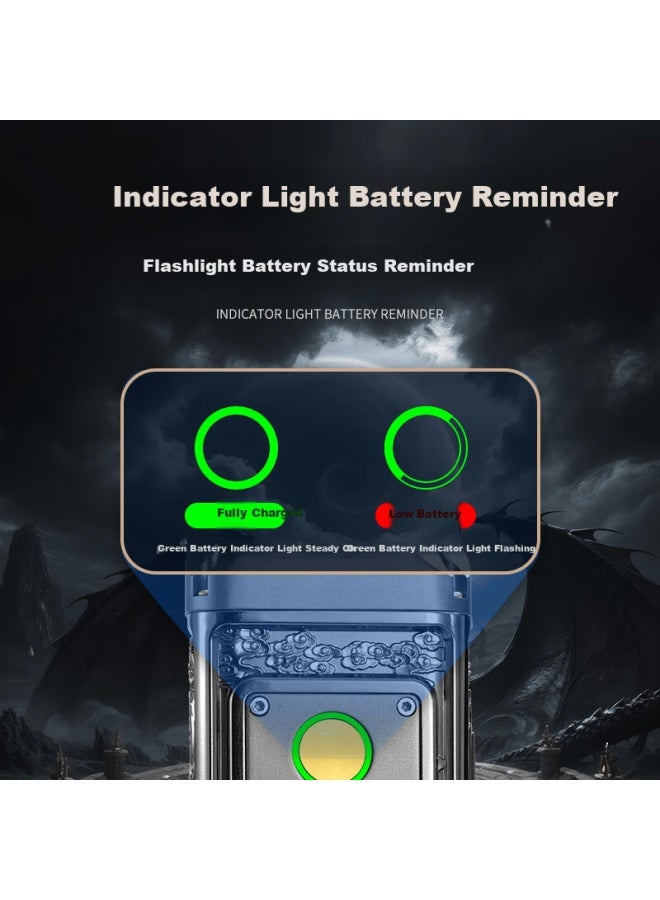 SkyFire Tianhuo Canglong Flashlight High Brightness Ultra-long Battery Life 200000 Lumens Outdoor Long-range Laser Home Use - Image 4