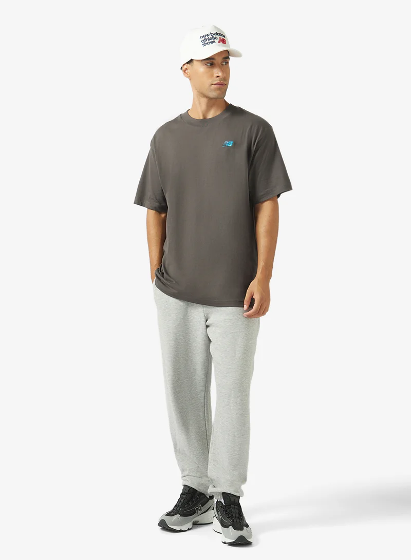 New Balance BLACK CEMENT (BLK) Collage City Runner T-Shirt for Men | Best Price UAE