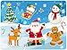 MoinKidz Christmas Puzzle for Kid Wooden Chunky Jigsaw Puzzles for Kids Ages 35 Christmas Toys Gifts Party Favors for Toddlers - Image 2
