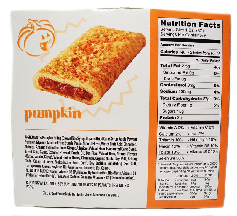 Trader Joe's Trader Joes This Pumpkin Walks Into A Bar... Cereal Bars - Image 2