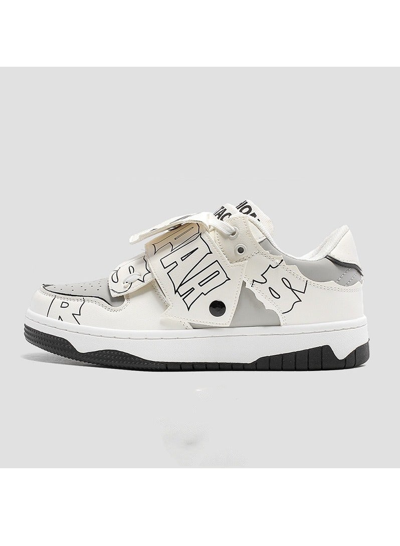 KUYING New Thick Sole Elevated Board Shoes  - Image 1