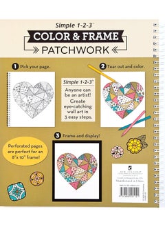 Color & Frame - Patchwork (Adult Coloring Book)  - Image 3