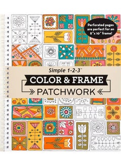 Color & Frame - Patchwork (Adult Coloring Book)  - Image 4
