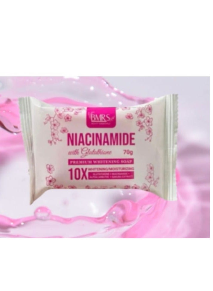 بمارس صابون تبييض نياسيناميد الفاخر 70 جرام
