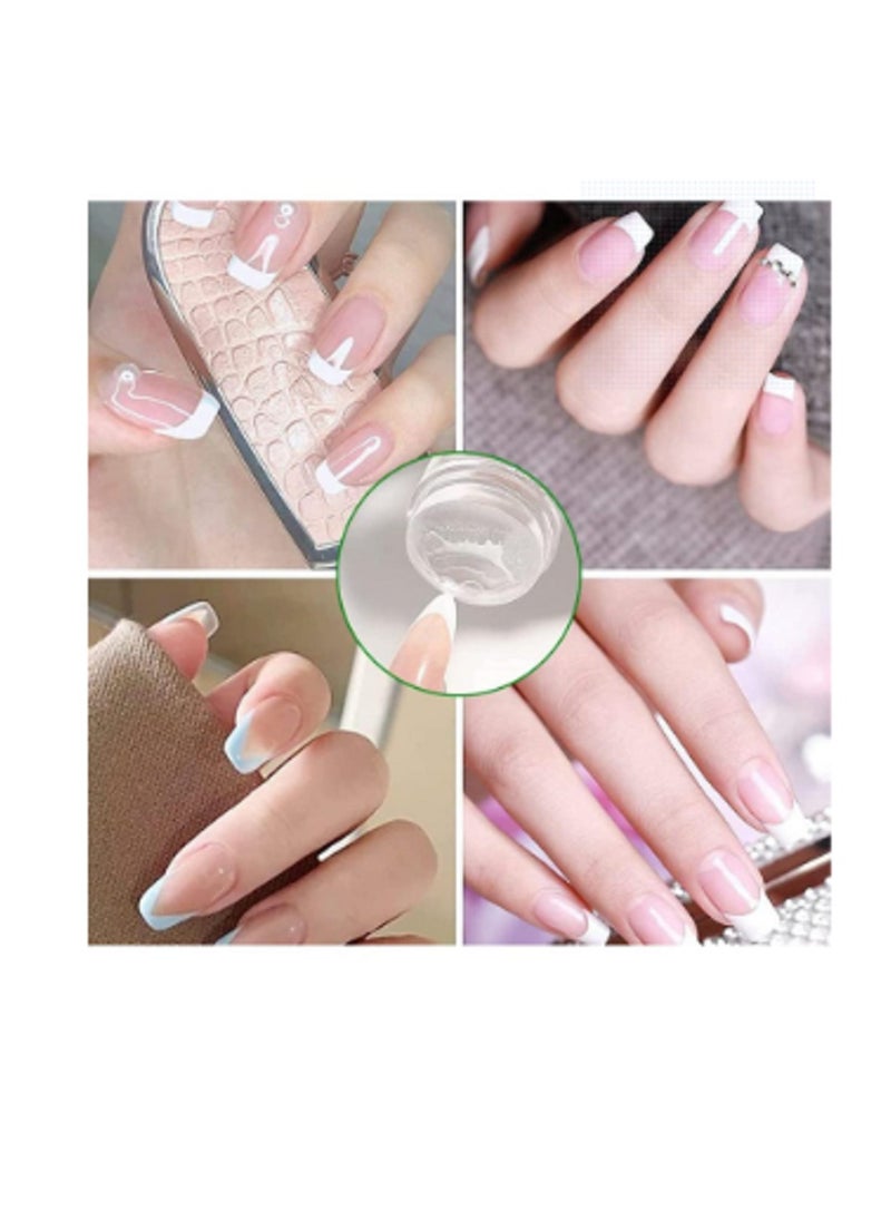 Generic Nail Art Stamping Plate Silicone Clear Nail Art Accessory DIY Nail Art Decoration  - Image 3