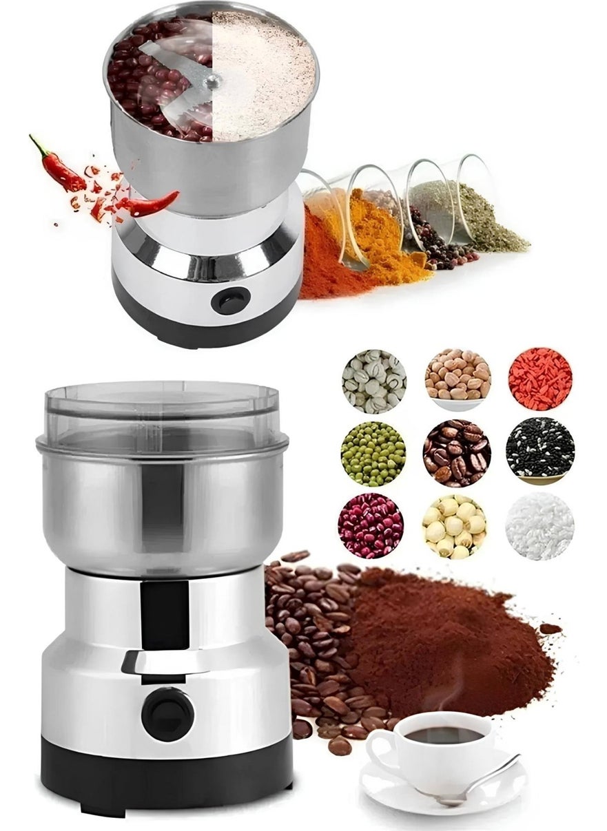 Markafox Electric Coffee Spice Grinder with Metal Blade Flour Grain Nut Rice Grinder Multifunctional 200W  - Image 2