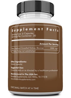 Ancestral Supplements High In Selenium, B12, Dao Supports Kidney, Urinary, Histamine Health (180 Capsules)  - Image 2
