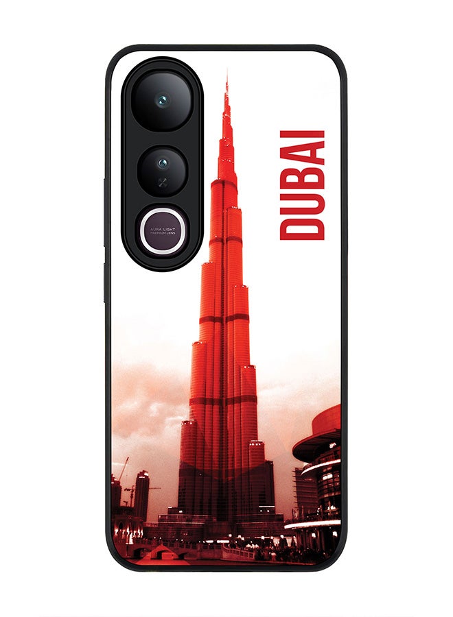 Stylizedd For vivo V50 Lite Case,Slim fit Camera Protection, Shockproof Thin Phone cover  - Dubai - The Burj - Image 1