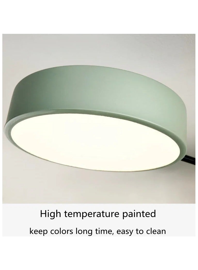 5 رأس ثريا سقف غرفة المعيشة الحديثة ثريا سقف غرفة المعيشة LED ضوء سقف غرفة النوم، أخضر - Image 2