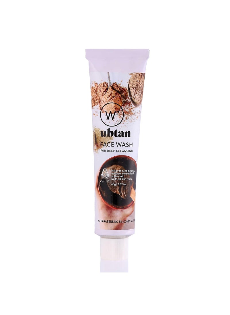 W2 W2 Why Wait Ubtan Face Wash Helps to deep clean Balance moisturize soften skin 60 gm  - Image 2