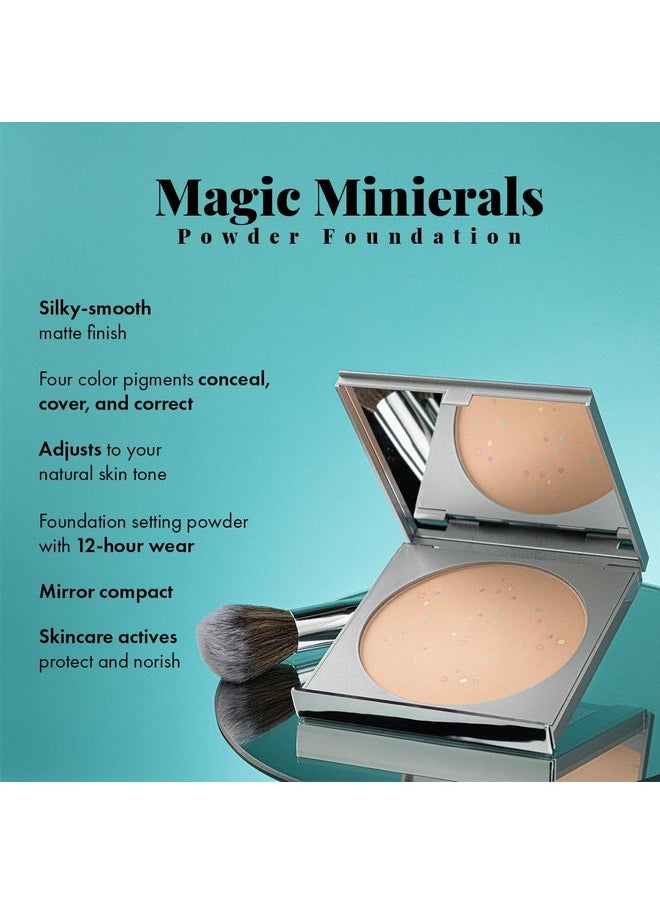 Jerome Alexander Magic Minerals by Jerome Alexander Jumbo Size Mineral Powder Foundation with Color Correctors, Antioxidant Skincare Formula (Light)  - Image 4