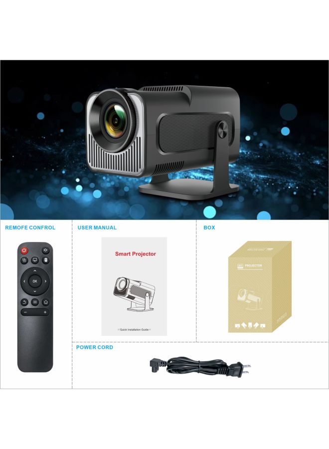 بروجيكتور Hy320Mini الذكي فائق الوضوح الشهير عبر الحدود، مناسب لعرض الحائط، نطاق مزدوج، إصدار أندرويد - Image 4