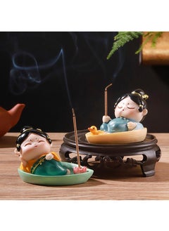 Y&D Chinese-style Antique Creative Gift Tang Dynasty Girl Travel Creative Souvenir Home Desktop Decoration Small Ornaments Incense Insert-D  - Image 1