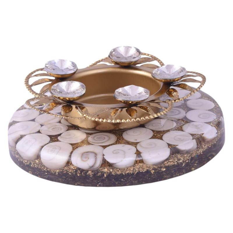 PARVY Crystal Candle Holder Stand for Home Dcor Decorative Tea Light Holder for Diwali Christmas Tealight Candle Holder for Bedroom Living Room Table Perfect for GiftingMulti Colour2 - Image 5