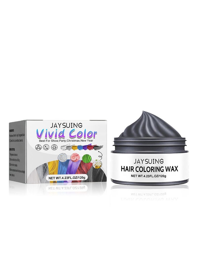 Jaysuing Hair Coloring Wax, Hair Color Cream, Long Lasting Easy to Apply Natural Washable Temporary Hair Dye Color Wax for Cosplay Festival School Parties and Fashion Events 120g - Image 1