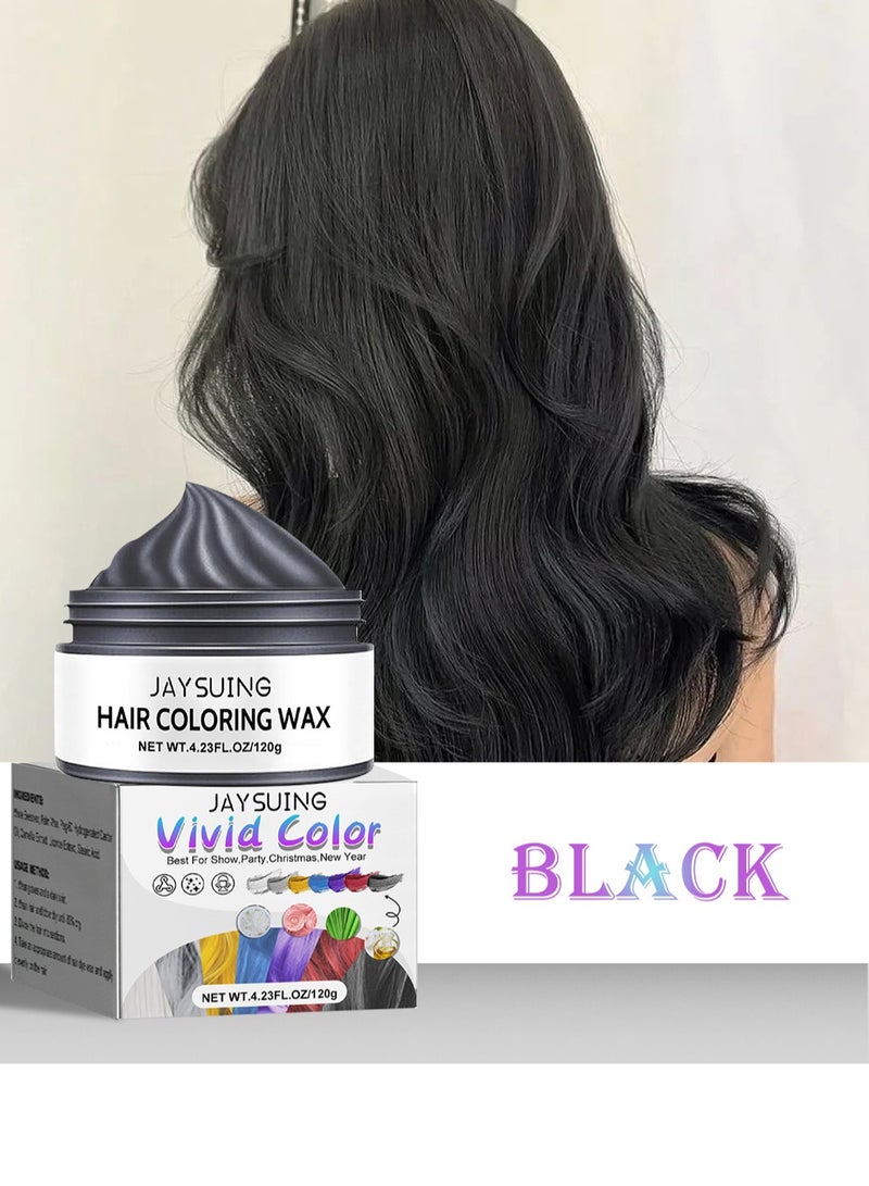 Jaysuing Hair Coloring Wax, Hair Color Cream, Long Lasting Easy to Apply Natural Washable Temporary Hair Dye Color Wax for Cosplay Festival School Parties and Fashion Events 120g - Image 2