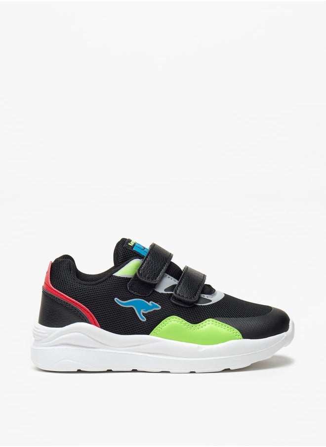 kangaROOS - Boys' Textured Sports Shoes with Hook and Loop Closure - Image 1